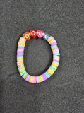 Rainbow Delight: Handcrafted Baby Girls Multicolored Bracelet