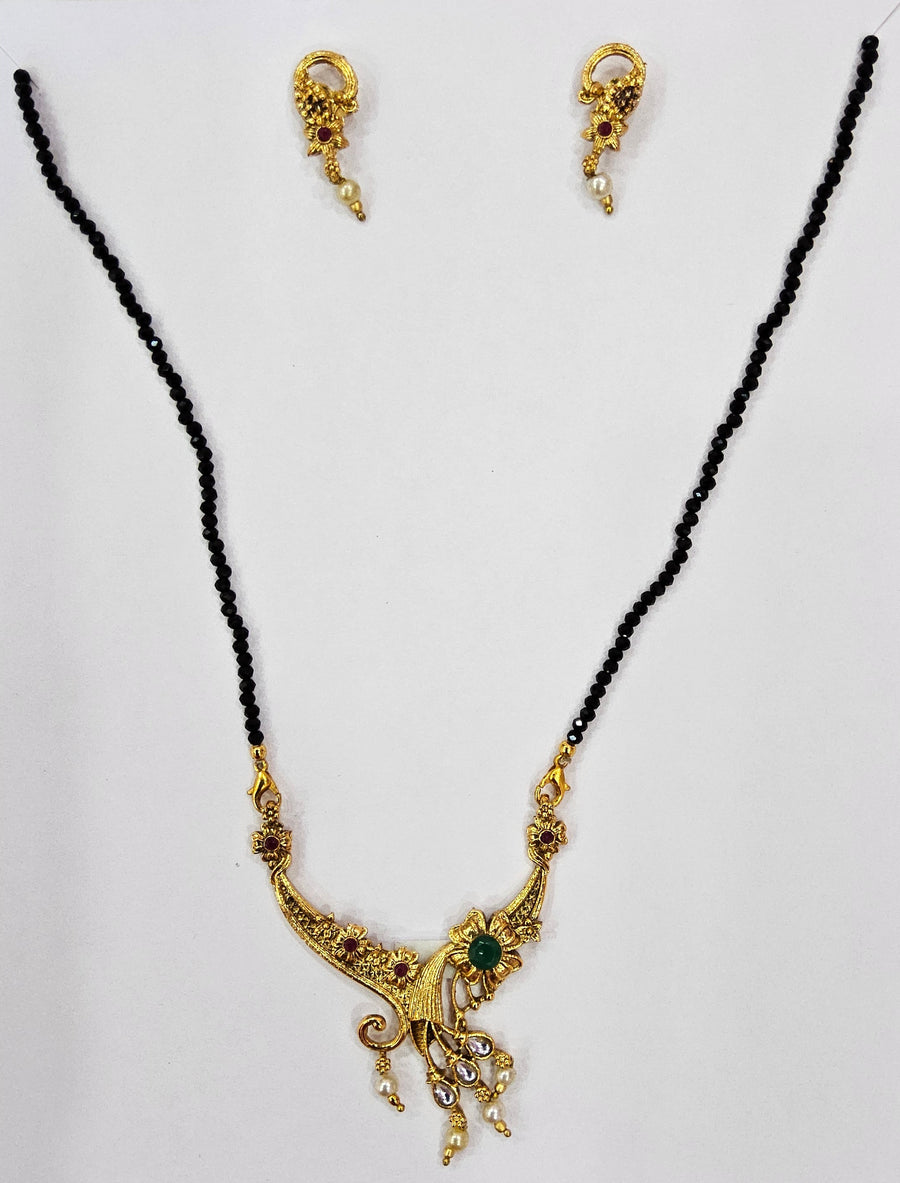 BEAUTIFUL 22inch MANGALSUTRA WITH EARRINGS