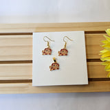 PUPPY CHARM PENDANT & EARRING