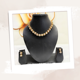 Kundan Neckline Necklace - Round